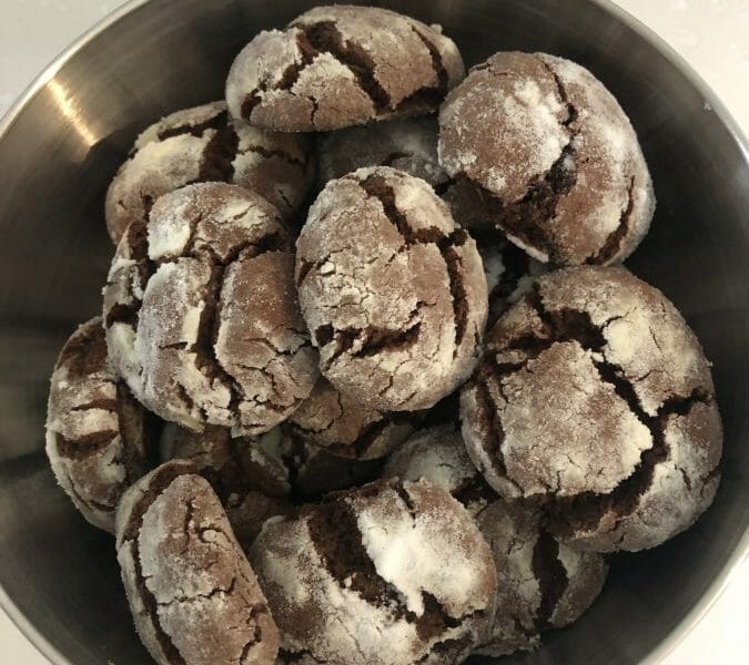 Cliquez pour zoomer ! Craquelés au chocolat Thermomix par Liilii