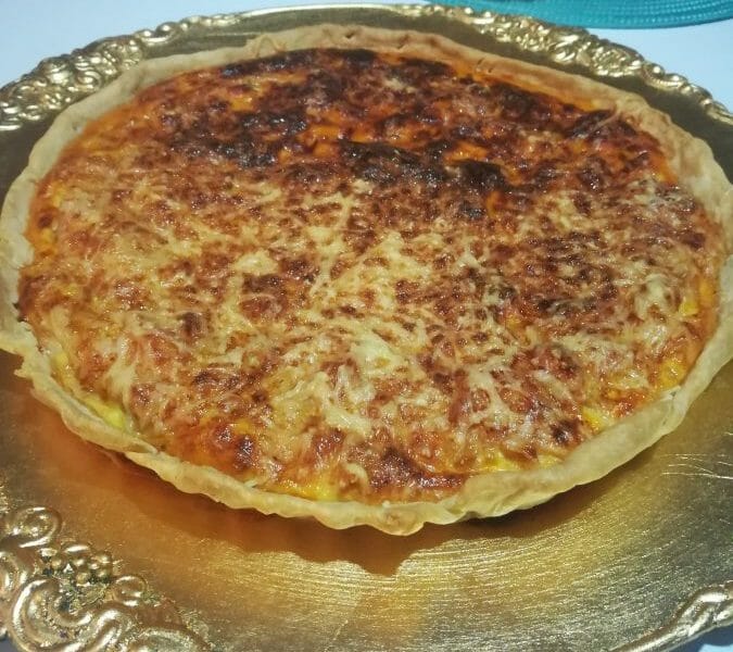 Cliquez pour zoomer ! Tarte au thon, tomate et moutarde Thermomix par Steph.Elsa
