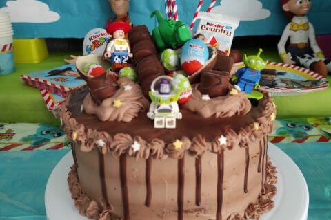 Cliquez pour zoomer ! Layer cake Kinder Bueno Thermomix par Mel_13