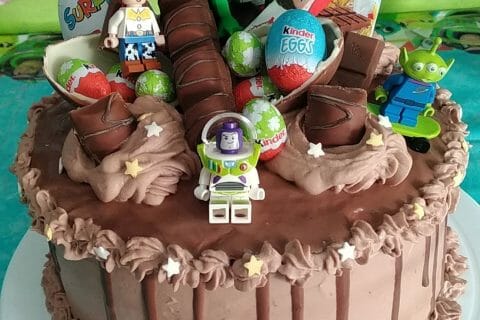 Cliquez pour zoomer ! Layer cake Kinder Bueno Thermomix par Mel_13