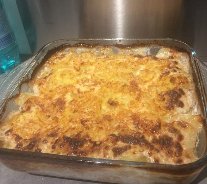 Cliquez pour zoomer ! Gratin aux deux saumons Thermomix par bounette1981