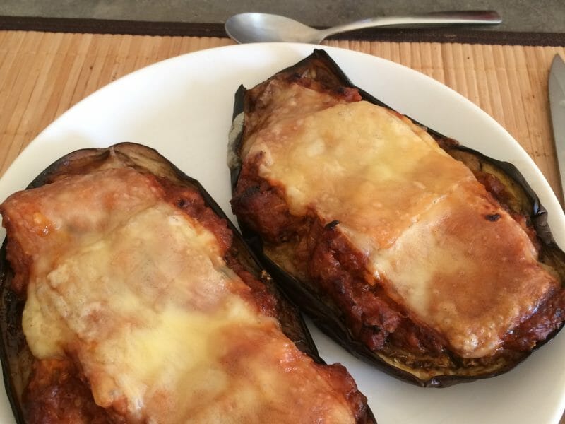 Cliquez pour zoomer ! Aubergines farcies au thon Thermomix par bounette1981