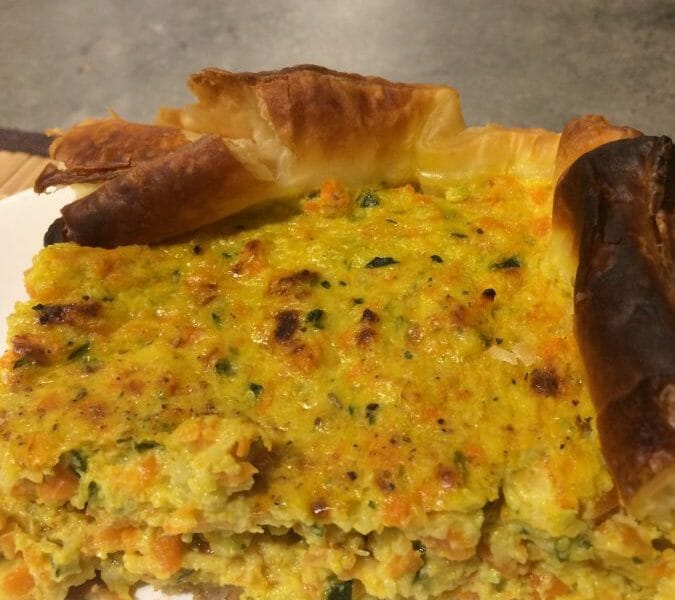 Cliquez pour zoomer ! Tarte courgettes et carottes Thermomix par bounette1981