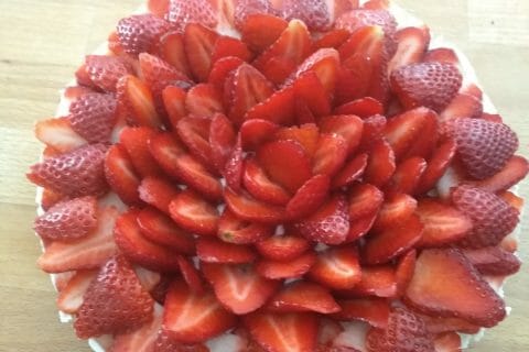 Cliquez pour zoomer ! Tarte aux fraises sans cuisson Thermomix par miimiie
