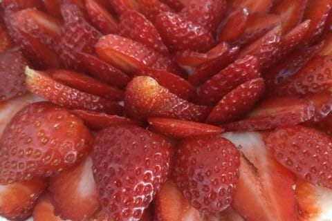 Cliquez pour zoomer ! Tarte aux fraises sans cuisson Thermomix par miimiie