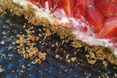 Cliquez pour zoomer ! Tarte aux fraises sans cuisson Thermomix par miimiie