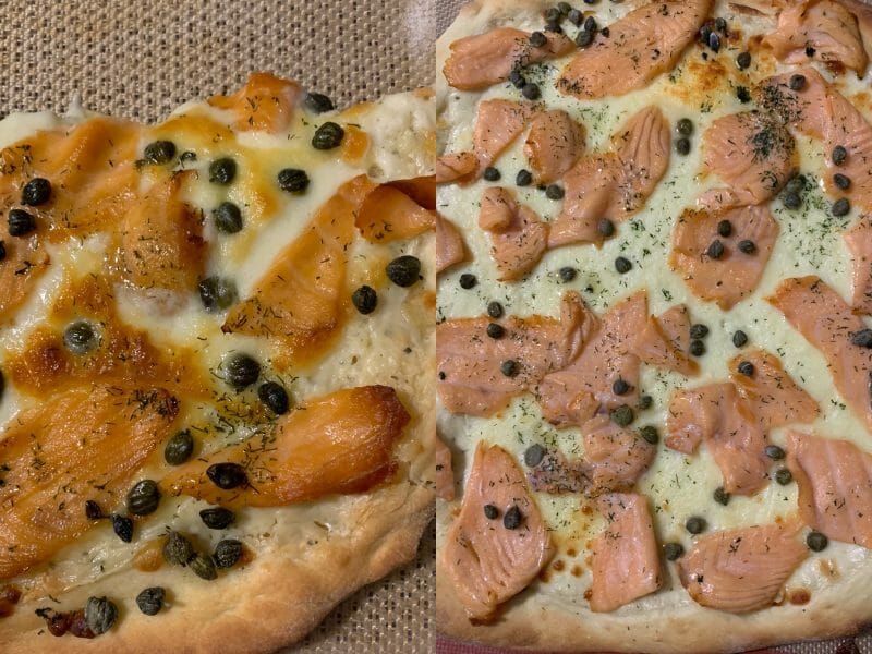 Cliquez pour zoomer ! Pizza au saumon et sauce kiri Thermomix par pepsie10