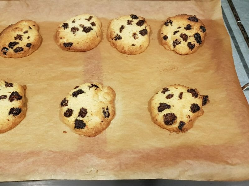 Cliquez pour zoomer ! Sablés aux raisins secs et au rhum Thermomix par cloche