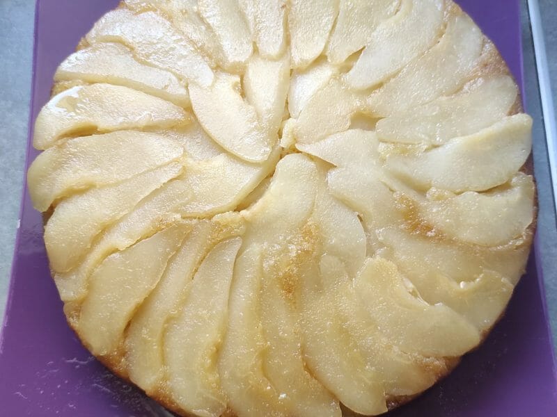 Cliquez pour zoomer ! Gâteau renversé aux poires Thermomix par Lydie21