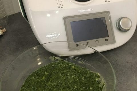 Cliquez pour zoomer ! Épinards frais à la crème au Thermomix