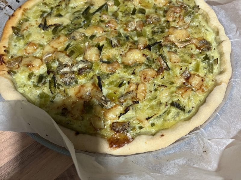 Cliquez pour zoomer ! Tarte aux poireaux Thermomix par ninou41