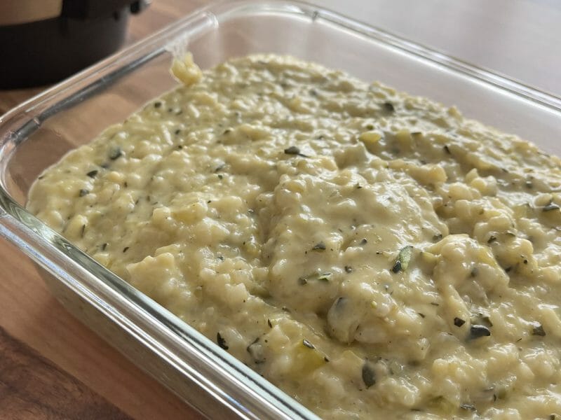 Cliquez pour zoomer ! Risotto champignons et courgettes Thermomix par ninou41