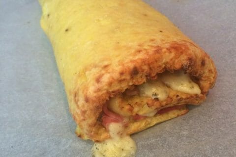 Cliquez pour zoomer ! Roulé de pommes de terre, jambon et reblochon Thermomix par ninou41