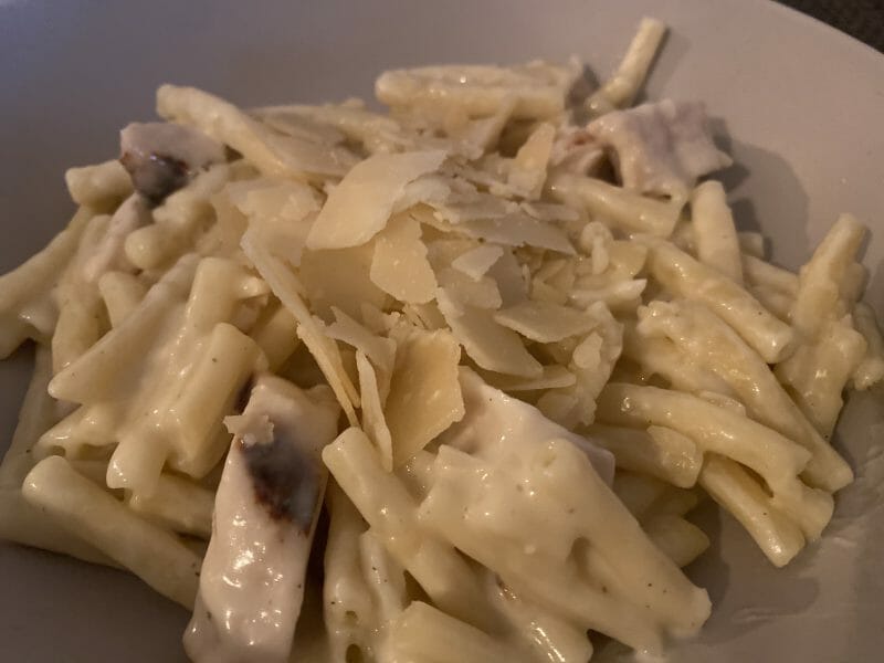 Cliquez pour zoomer ! Macaroni sauce Alfredo Thermomix par Gaby44