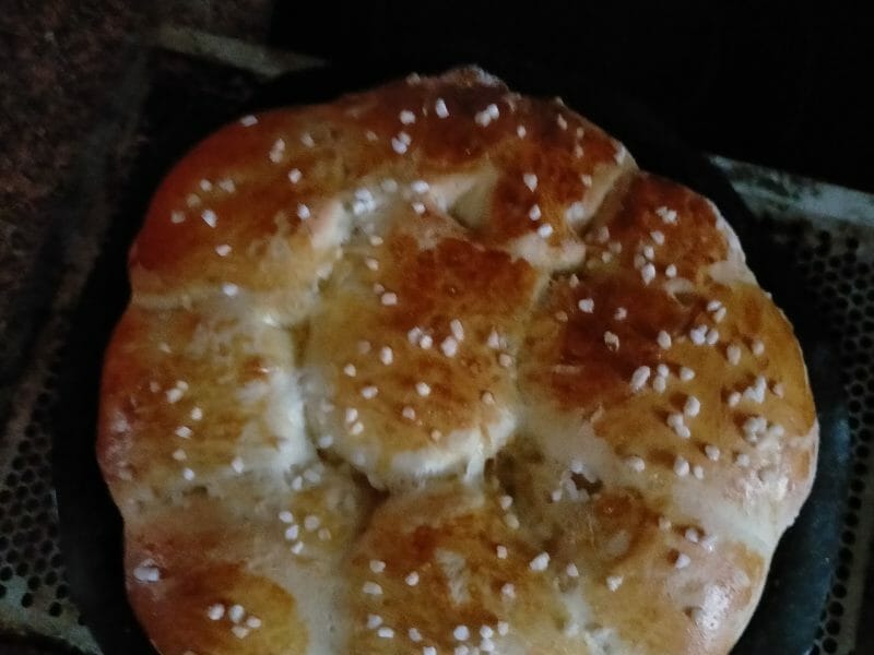 Cliquez pour zoomer ! Brioche tressée à la mie filante Thermomix par Olive65