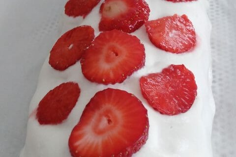Cliquez pour zoomer ! Fraisier roulé au Thermomix