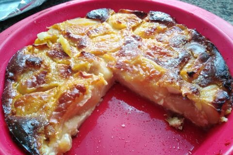 Cliquez pour zoomer ! Flognarde aux pommes (clafoutis aux pommes) au Thermomix