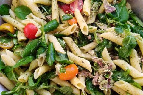 Cliquez pour zoomer ! Salade de penne à l’italienne au Thermomix
