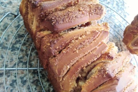 Cliquez pour zoomer ! Brioche à effeuiller à la cannelle au Thermomix