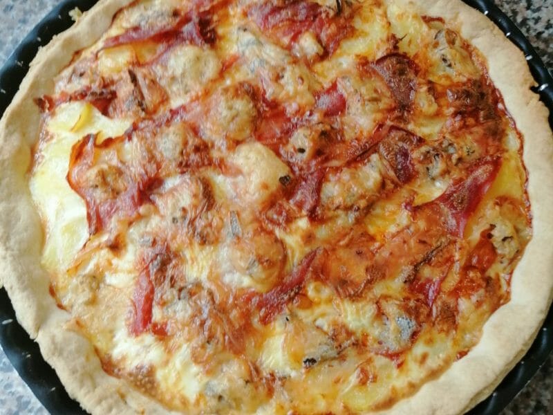 Cliquez pour zoomer ! Tarte gorgonzola et jambon de Parme Thermomix par Alexs25