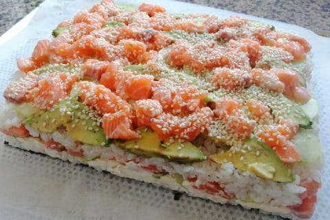 Cliquez pour zoomer ! Sushi cake Thermomix par Alexs25