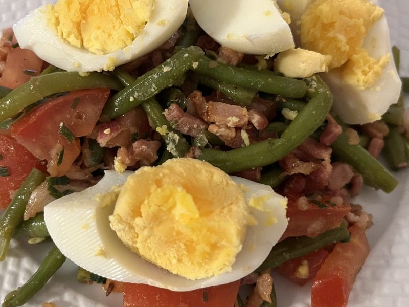 Cliquez pour zoomer ! Salade de haricots verts et tomates cerises Thermomix par HeleneD75