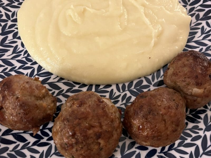 Cliquez pour zoomer ! Boulettes de veau à la tomme Thermomix par HeleneD75