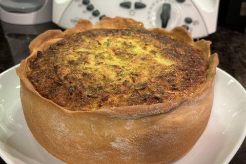 Cliquez pour zoomer ! Gâteau poireaux, lardons et fromage Thermomix par HeleneD75