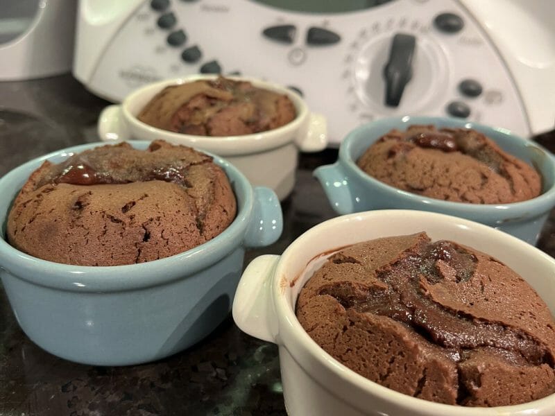 Cliquez pour zoomer ! Ramequins fondants au chocolat Thermomix par HeleneD75