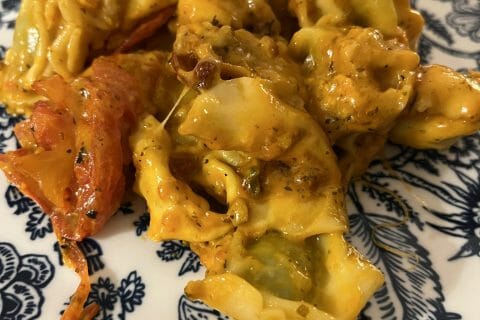 Cliquez pour zoomer ! Gratin de tortellini tomate mozzarella Thermomix par HeleneD75