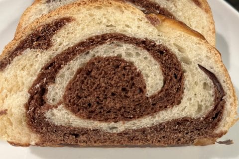 Cliquez pour zoomer ! Brioche marbrée Thermomix par HeleneD75