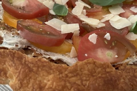 Cliquez pour zoomer ! Tarte feuilletée fromage frais et tomates Thermomix par HeleneD75