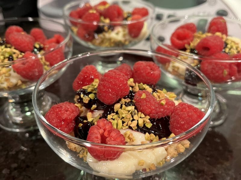 Cliquez pour zoomer ! Tarte aux fraises destructurée Thermomix par HeleneD75