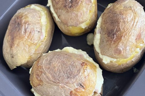 Cliquez pour zoomer ! Pommes de terre farcies à la purée d’endives et aux lardons Thermomix par HeleneD75