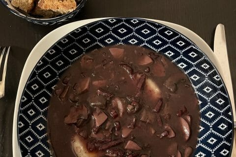 Cliquez pour zoomer ! Oeufs en meurette Thermomix par HeleneD75