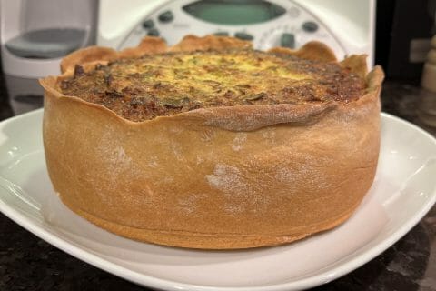 Cliquez pour zoomer ! Gâteau poireaux, lardons et fromage Thermomix par HeleneD75