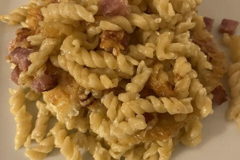Cliquez pour zoomer ! Gratin de fusilli au jambon Thermomix par HeleneD75