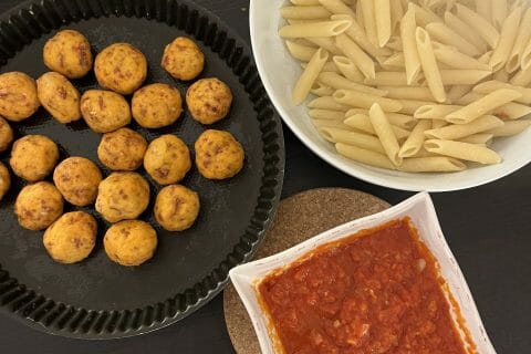 Cliquez pour zoomer ! Boulettes de poulet au chorizo Thermomix par HeleneD75