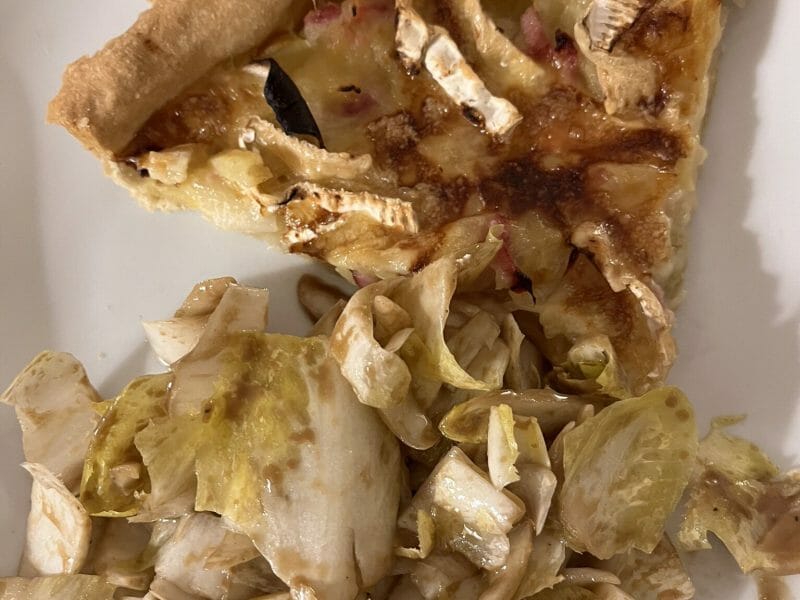 Cliquez pour zoomer ! Tarte au camembert, pommes et lardons Thermomix par HeleneD75