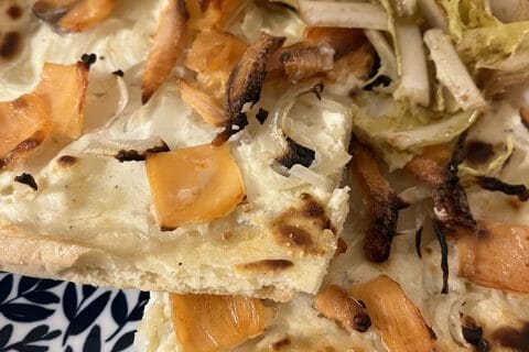 Cliquez pour zoomer ! Tarte flambée rapide au saumon fumé Thermomix par HeleneD75