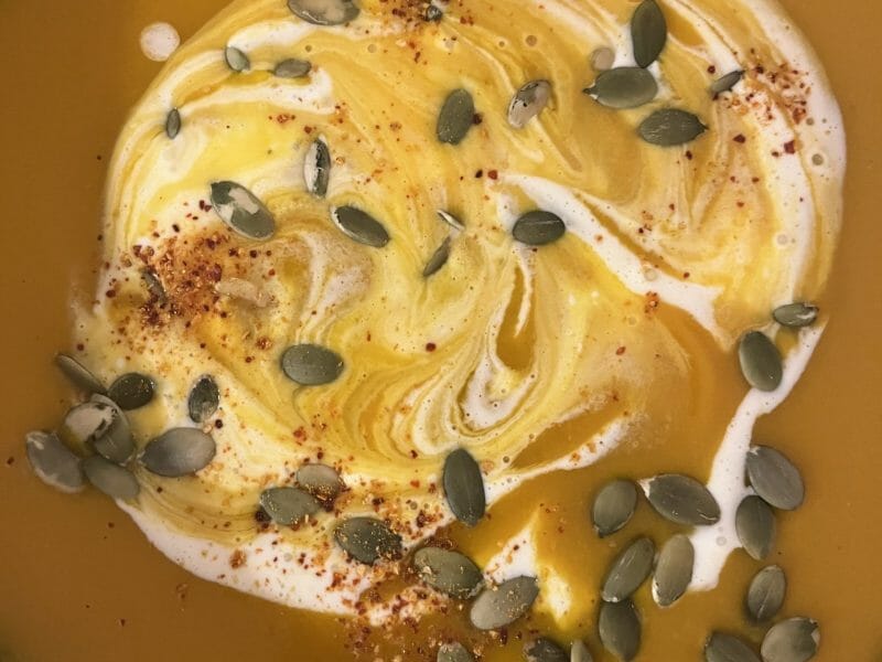 Cliquez pour zoomer ! Velouté de butternut aux lentilles corail et au curry Thermomix par HeleneD75