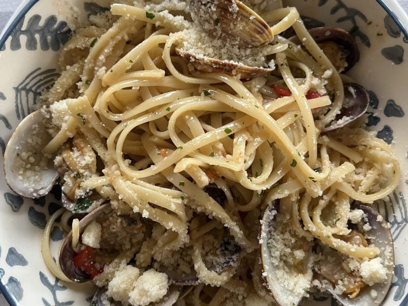 Cliquez pour zoomer ! Spaghettis aux palourdes Thermomix par HeleneD75