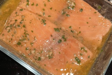 Cliquez pour zoomer ! Saumon au citron et à l’ail Thermomix par HeleneD75