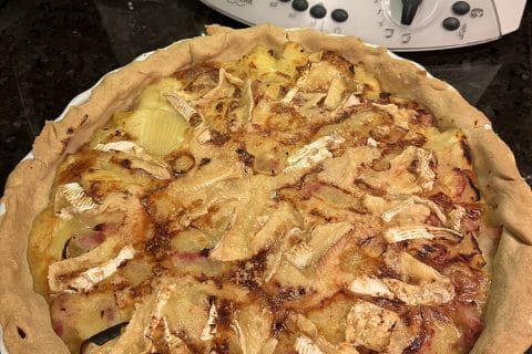 Cliquez pour zoomer ! Tarte au camembert, pommes et lardons Thermomix par HeleneD75