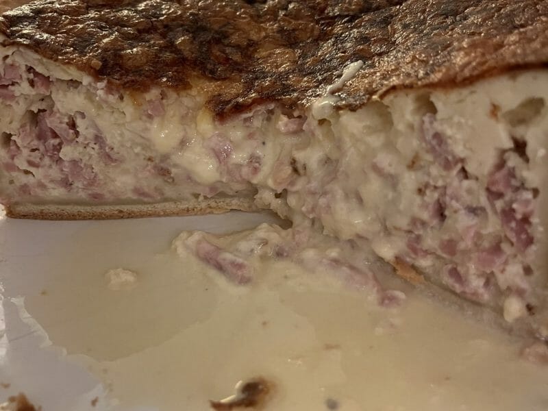 Cliquez pour zoomer ! Gâteau poireaux, lardons et fromage Thermomix par HeleneD75