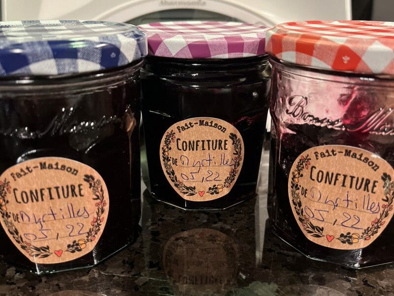 Confiture de myrtilles au Thermomix - Cookomix