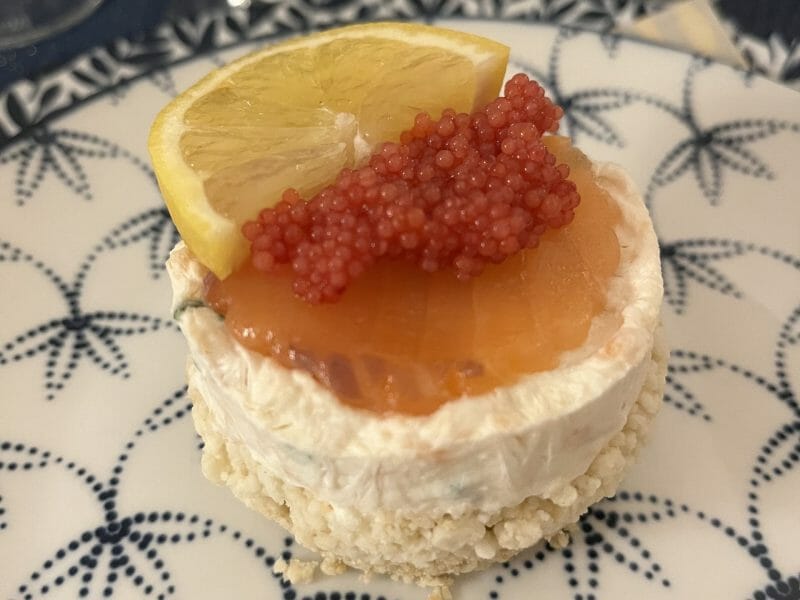 Cliquez pour zoomer ! Cheesecake au saumon sans cuisson Thermomix par HeleneD75