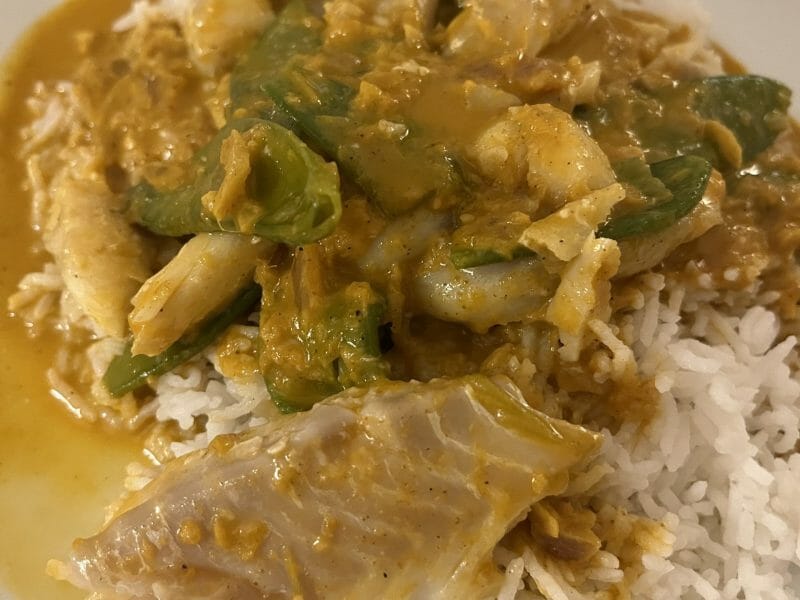 Cliquez pour zoomer ! Curry de poisson au lait de coco Thermomix par HeleneD75