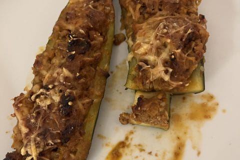 Cliquez pour zoomer ! Courgettes farcies à la viande hachée Thermomix par HeleneD75