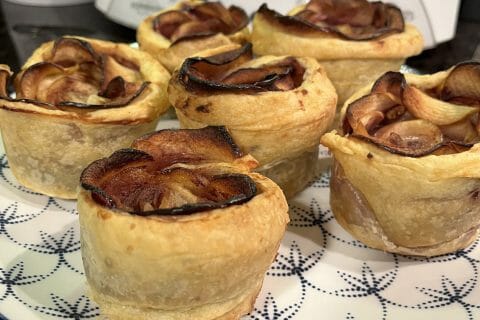 Cliquez pour zoomer ! Roses feuilletées aux pommes Thermomix par HeleneD75